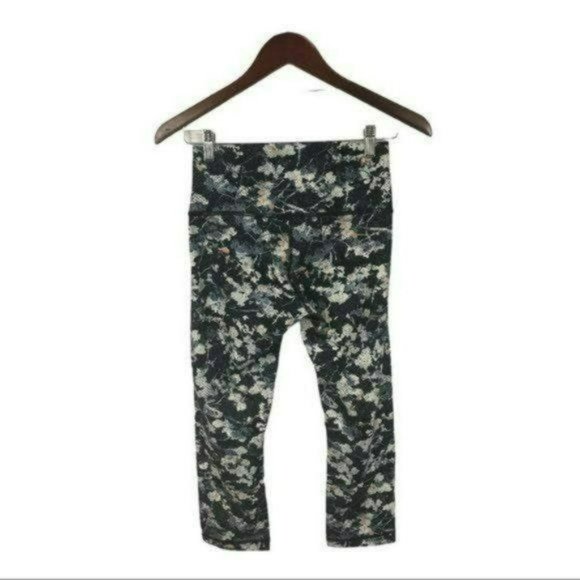 Lululemon Wunder Under High Rise Crop Spring Bloom Floral, Size 6 New - Picture 2 of 5